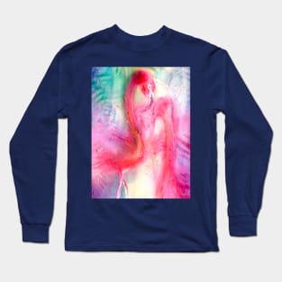 Flamingo Fortress Long Sleeve T-Shirt